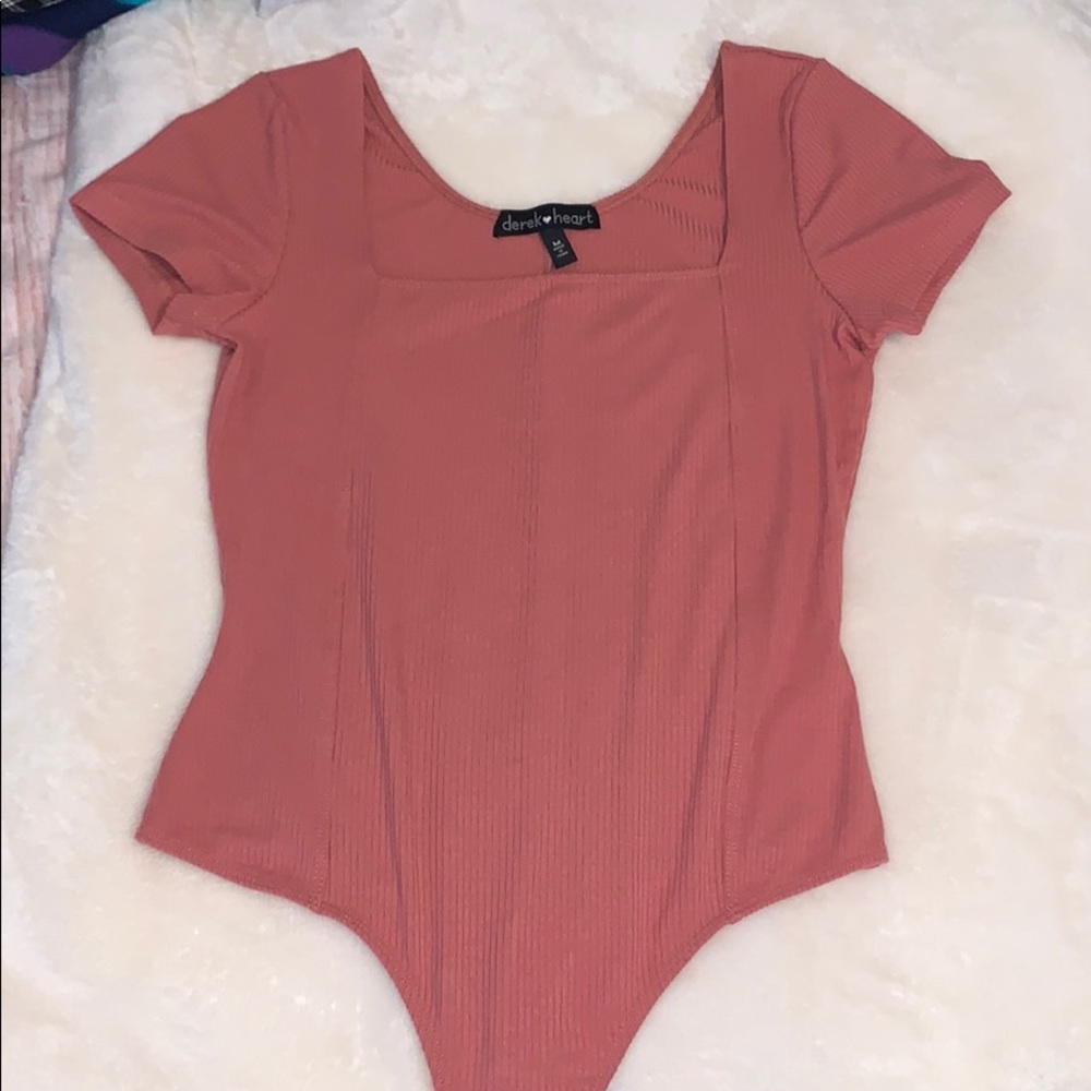 Peach bodysuit
